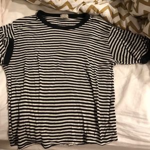 Stripped cropped top